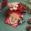 Christmas Series Scarf Bear and Swallowtail Headband