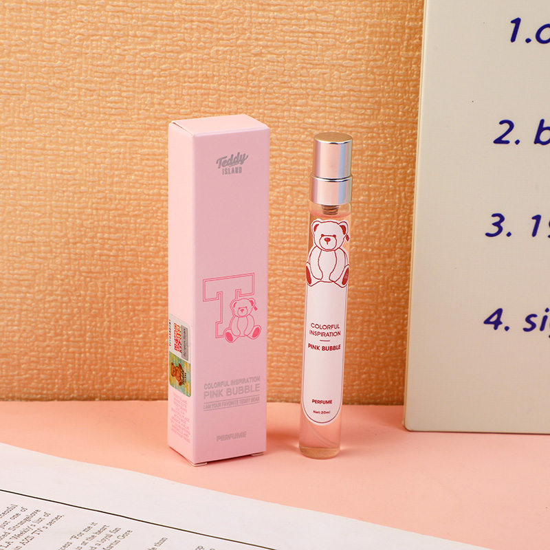 TEDDY ISLAND series colorful inspiration perfume 20ml-pink bubble