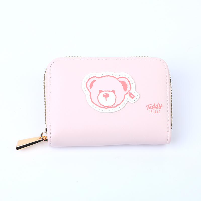 TEDDY ISLAND series women's wallet-pink