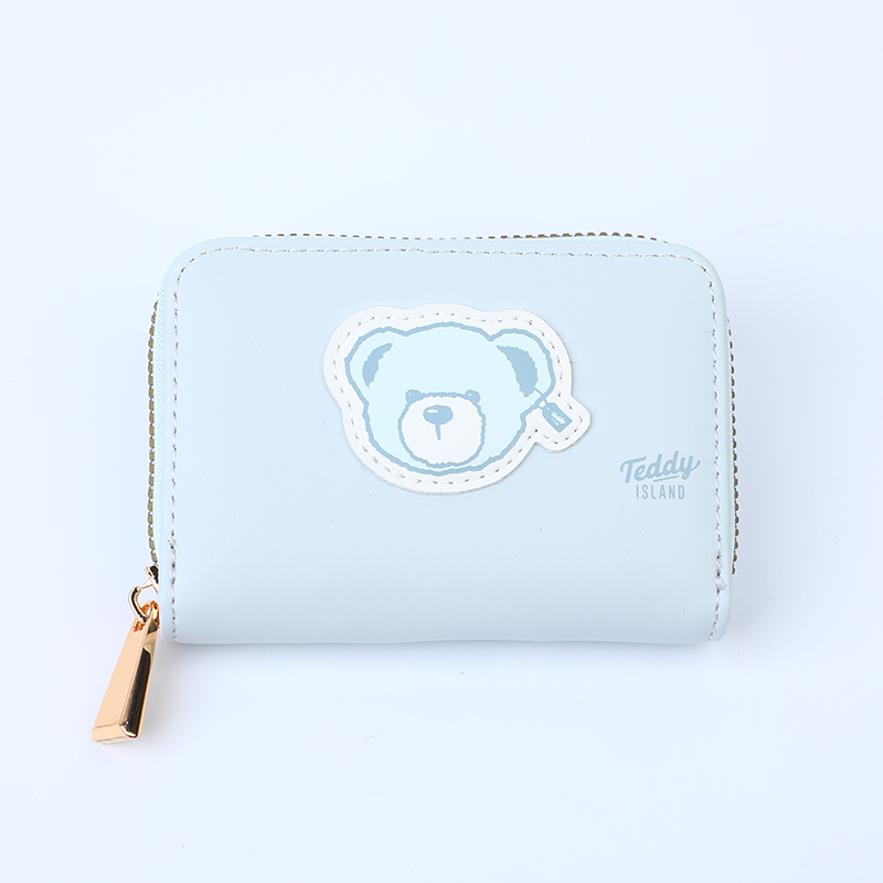 TEDDY ISLAND series women's wallet-blue