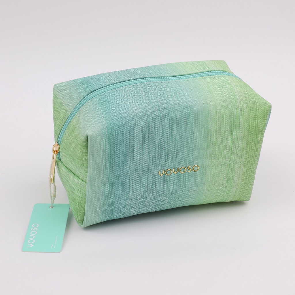 Gradient-colored Pillow-shaped Makeup Bag