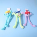 Stretchable cool doll plush key chain