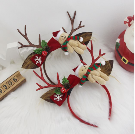Christmas Series Fabric Headband-3