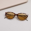 Cat-Eye Ladies' Sunglasses - Leopard Print