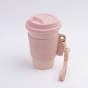 Creative leather mug 380ml- Pink