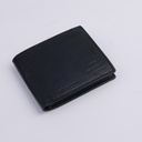 Simple Men's Short Wallet - Black