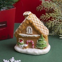Christmas Series - Small-sized Green Tree Gingerbread House Ornament