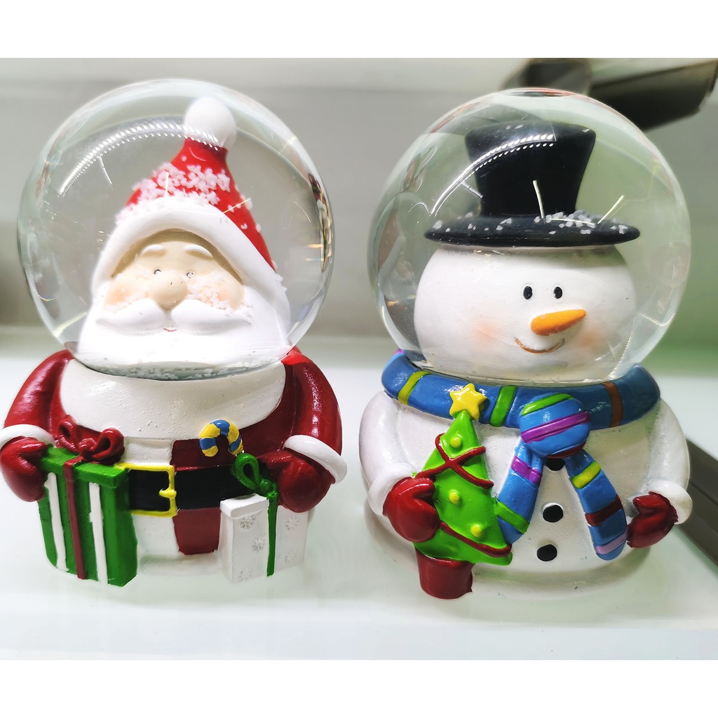 Christmas Series - Snow Globe with Lights and Music Size 80# (Battery Not Included) - 4