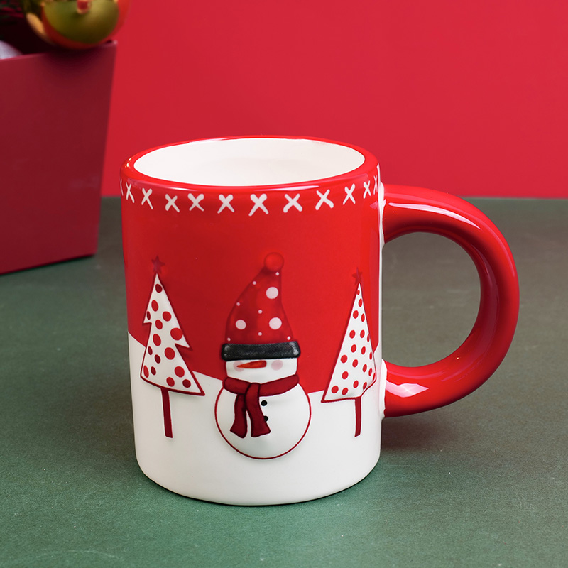 Christmas series snowman mug 330ml