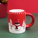Christmas series snowman mug 330ml