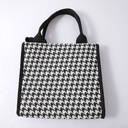 Easy-match style plaid shoulder bag-beige