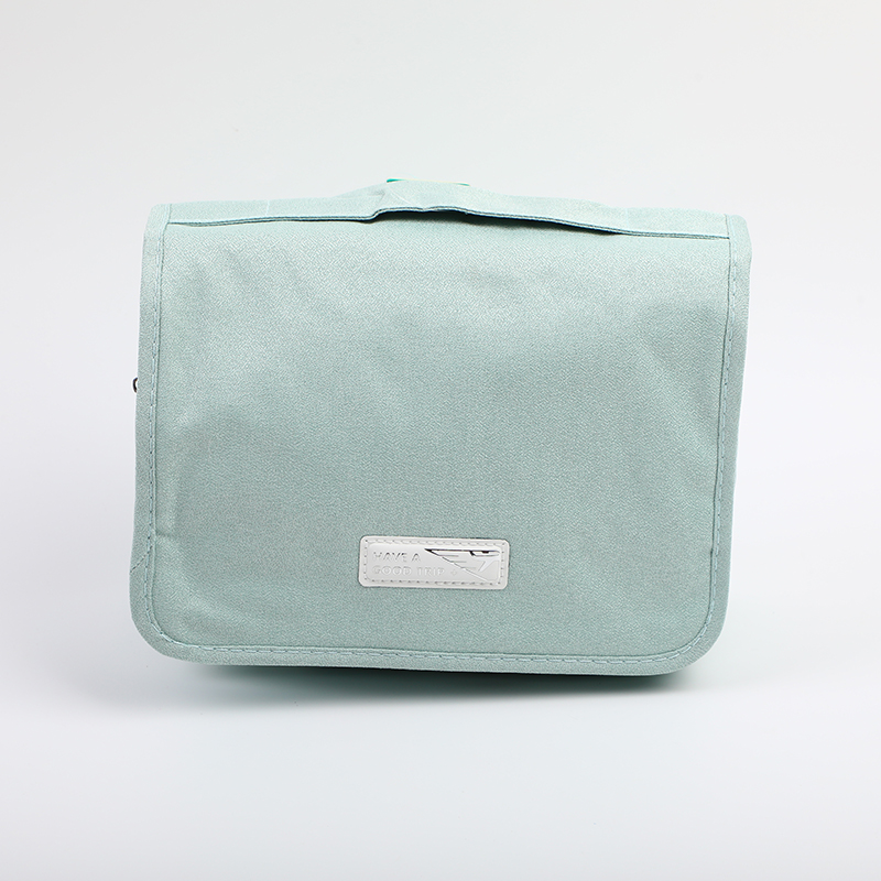 WabiSabi Style Visible Hook Cosmetic Bag-Blue