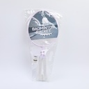 Children's badminton racket 2pcs-purple (including 2pcs shuttlecock)