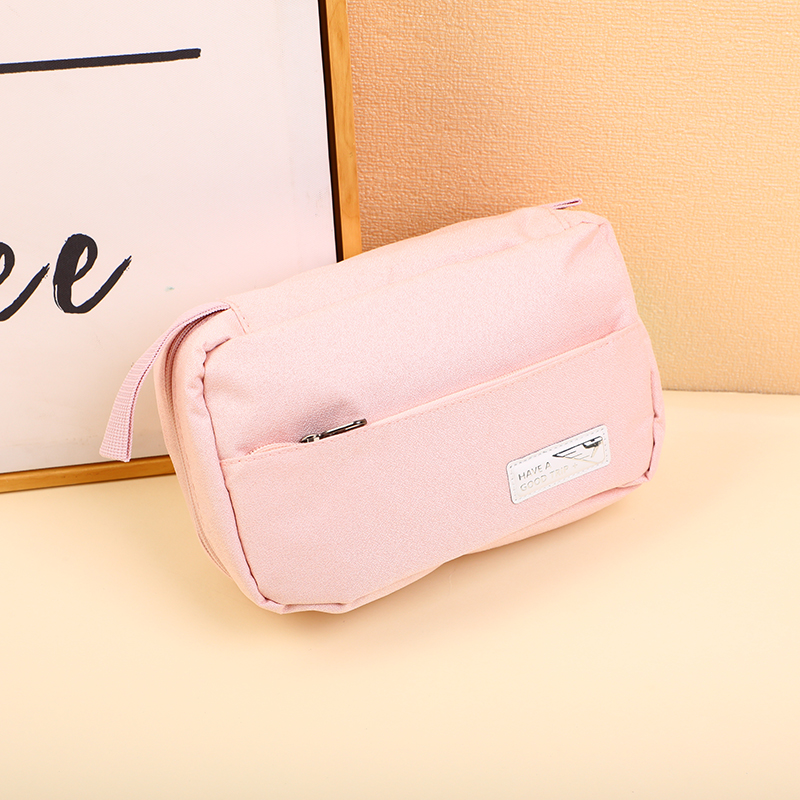 WabiSabi Style 3-Stage Wash Organizer Cosmetic Bag-Pink