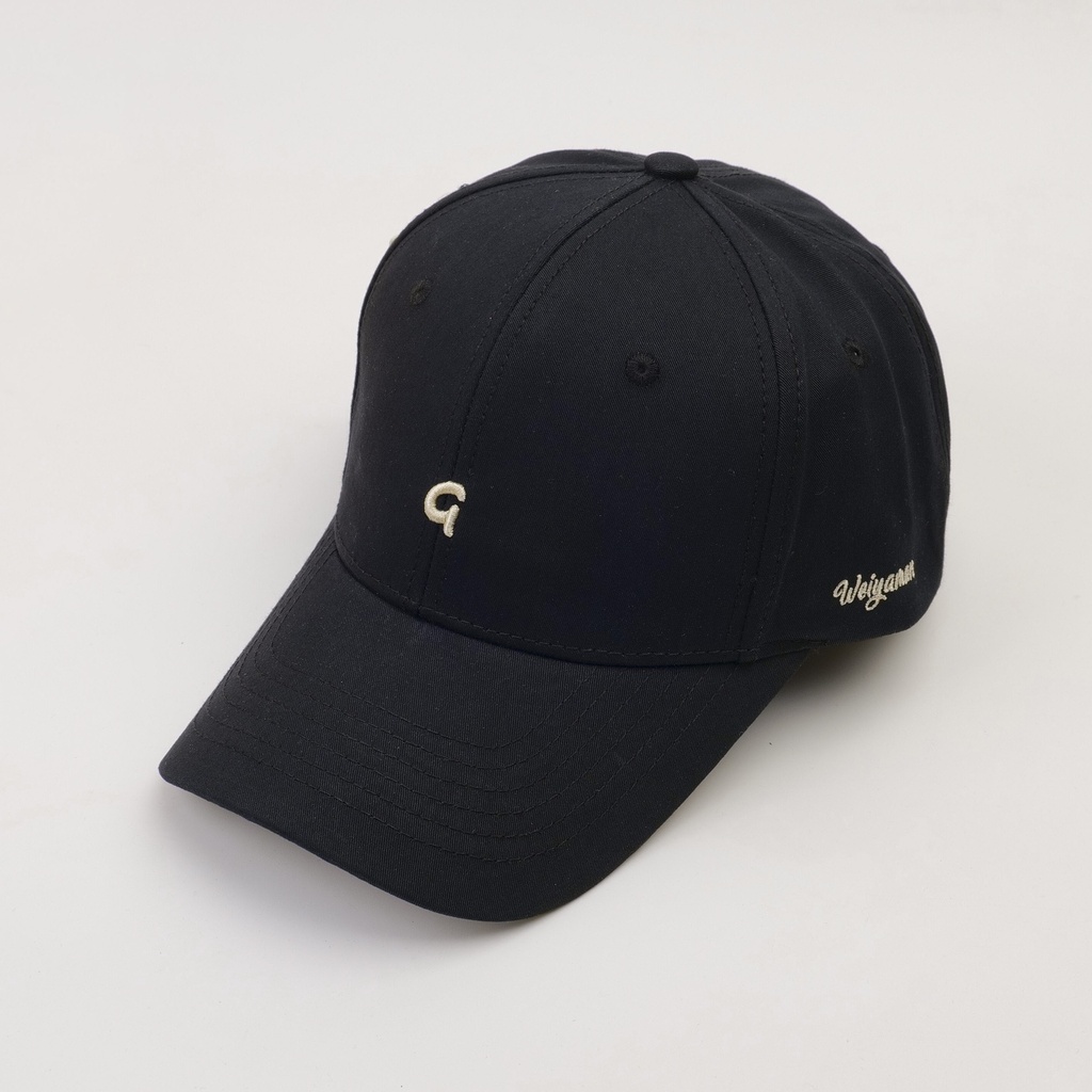 Letter G hardtop baseball cap - black
