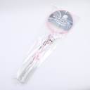 Adult badminton racket 2pcs-pink (including 2pcs shuttlecock)