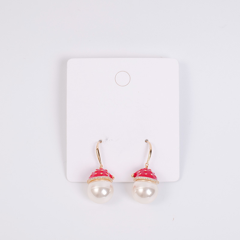 Christmas series pearl earrings 