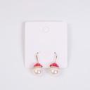 Christmas series pearl earrings 