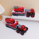 KLX600-363 Alloy inertia fire truck rescue stretch model