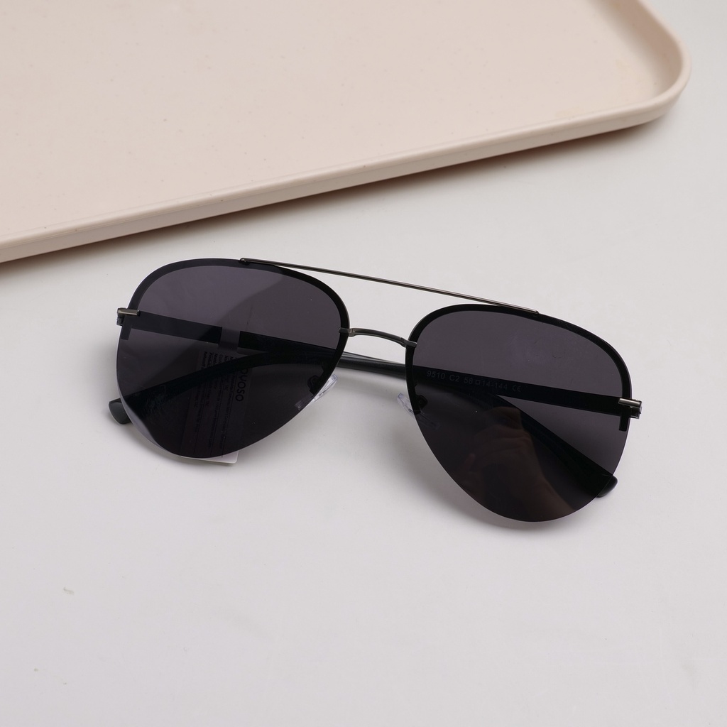 Frameless Men's Sunglasses - Gunmetal