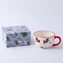 Christmas elk ceramic cup-315ml