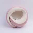 Knitted Memory Cotton U-shaped Pillow - Pink