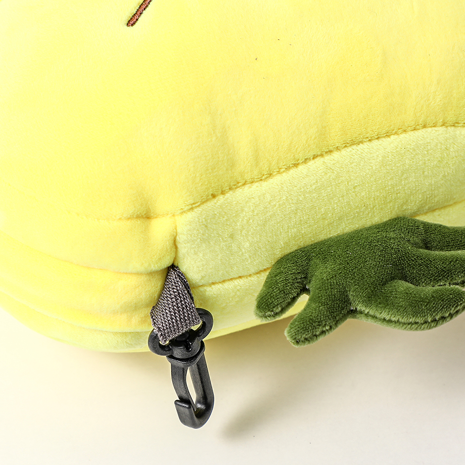 Heart pineapple portable neck pillow + eye mask set