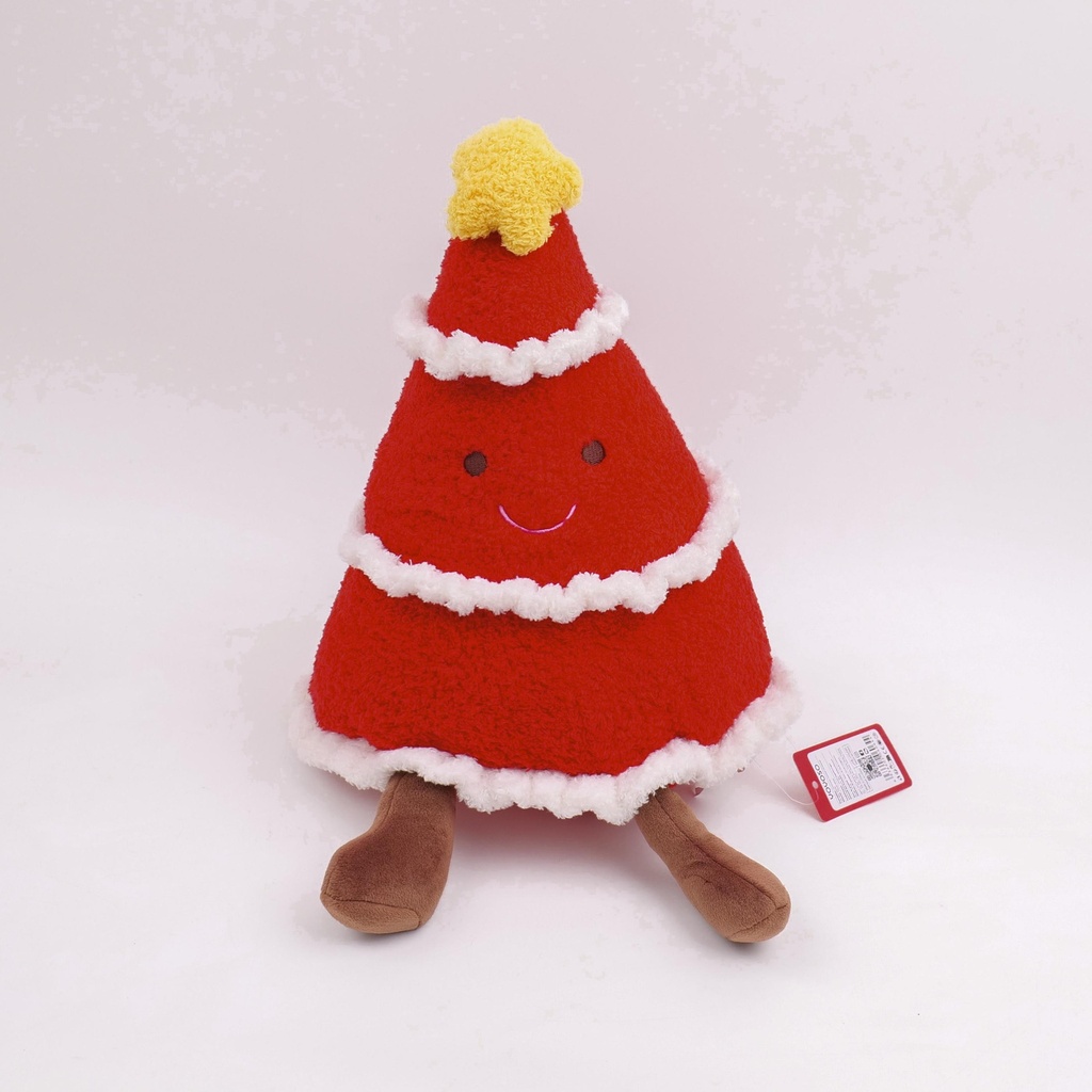 Christmas Conical Christmas Tree Red 25CM