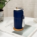 Simple fashion coffee vacuum cup（with temperature screen）-420ml