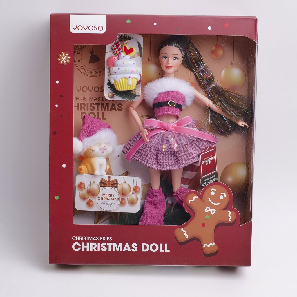 Christmas Series - 11.5-inch Christmas Doll with 11 Joints Model QJ197