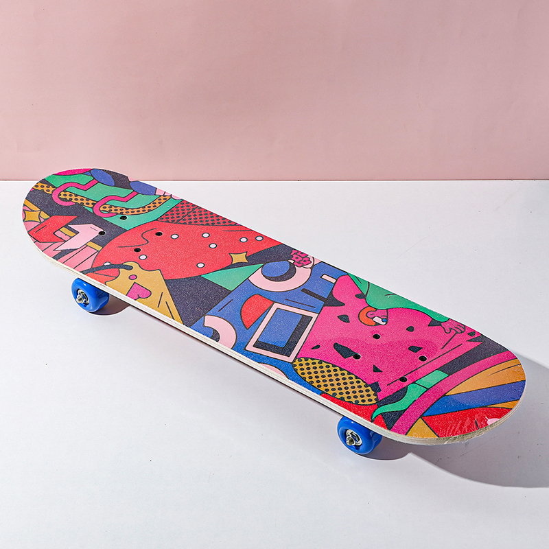 Street superman series graffiti skateboard-L