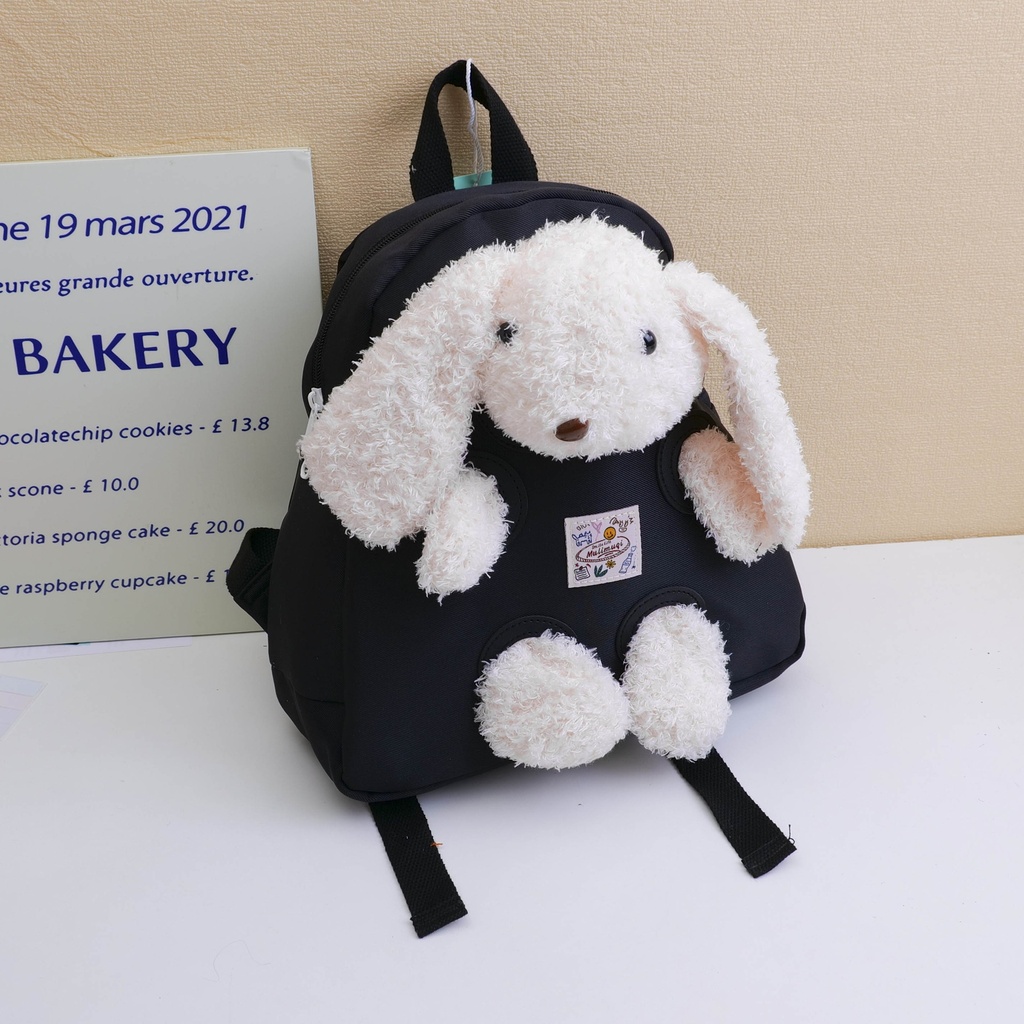 Rabbit Children's Backpack - Black