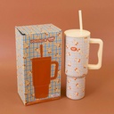 TEDDY ISLAND Series Large-capacity Thermos Cup Model A - 1.2L