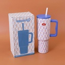 TEDDY ISLAND Series Large-capacity Thermos Cup Model C - 1.2L