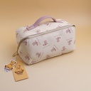 TEDDY ISLAND Series Multi-functional Cosmetic Bag -Pink
