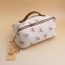 TEDDY ISLAND Series Multi-functional Cosmetic Bag -Coffee