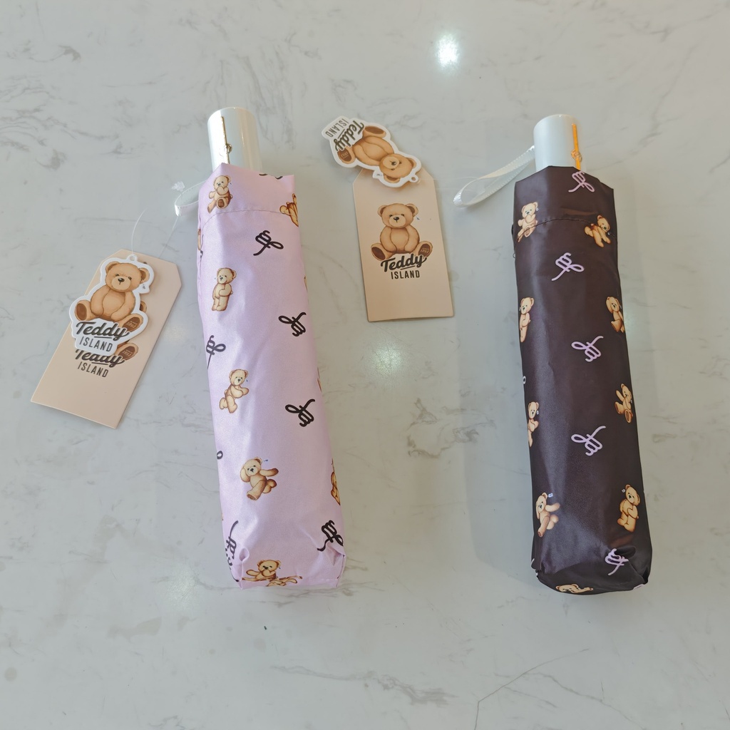 TEDDY ISLAND Series Tri-Fold Umbrella
