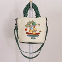 TEDDY ISLAND Series Hand-carry Crossbody Shoulder Bag -Green