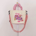 TEDDY ISLAND Series Hand-carry Crossbody Shoulder Bag -Pink-1