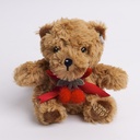 TEDDY ISLAND Series Bow & Cherry Plush Keychain