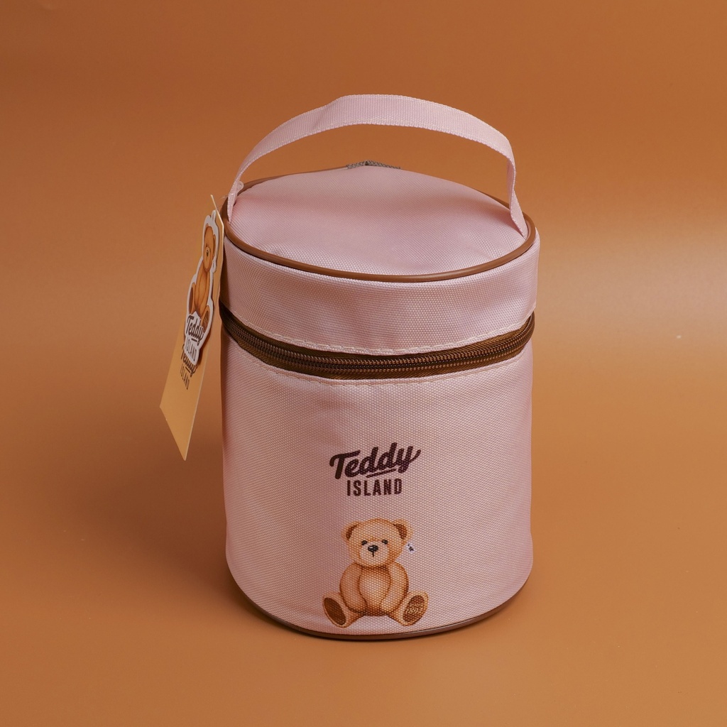 TEDDY ISLAND Series Three-piece Lunch Box Set - 400ml + 600ml Coffee