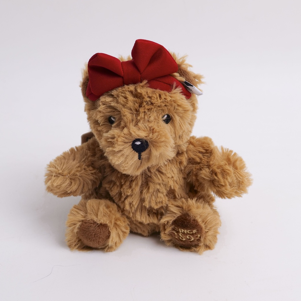 TEDDY ISLAND Series Bow Plush Keychain