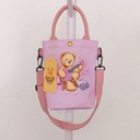 TEDDY ISLAND Series Hand-carry Crossbody Shoulder Bag -Pink