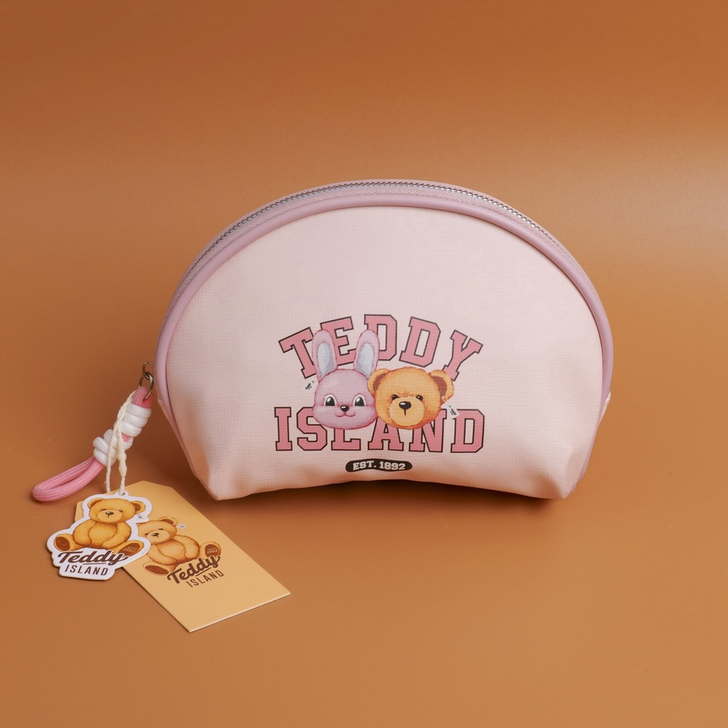 TEDDY ISLAND Series Big Wallet -Pink