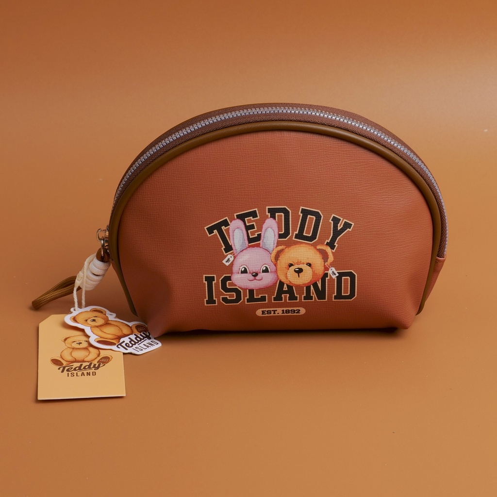 TEDDY ISLAND Series Big Wallet -Coffee