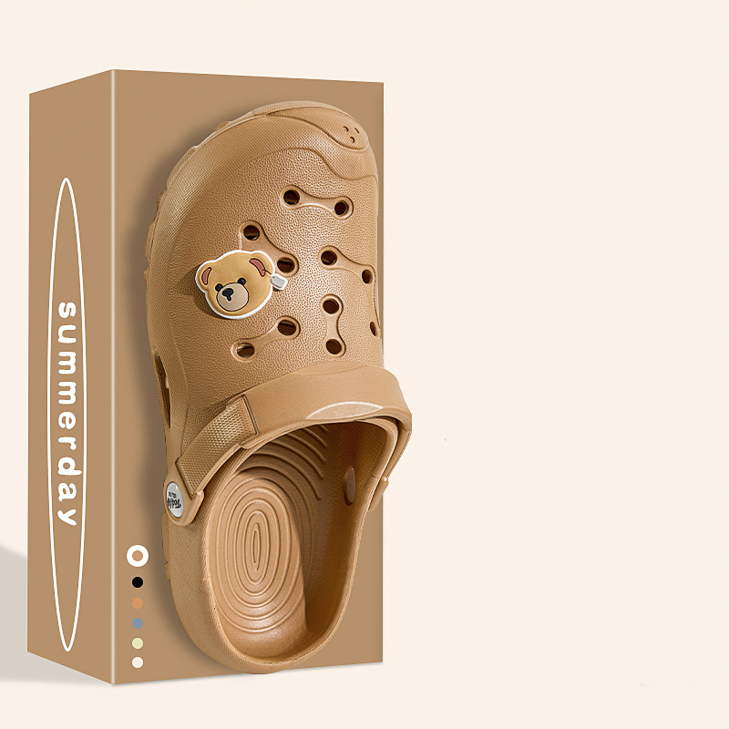 TEDDY ISLAND Series Clogs for Ladies Size 36-37 Khaki