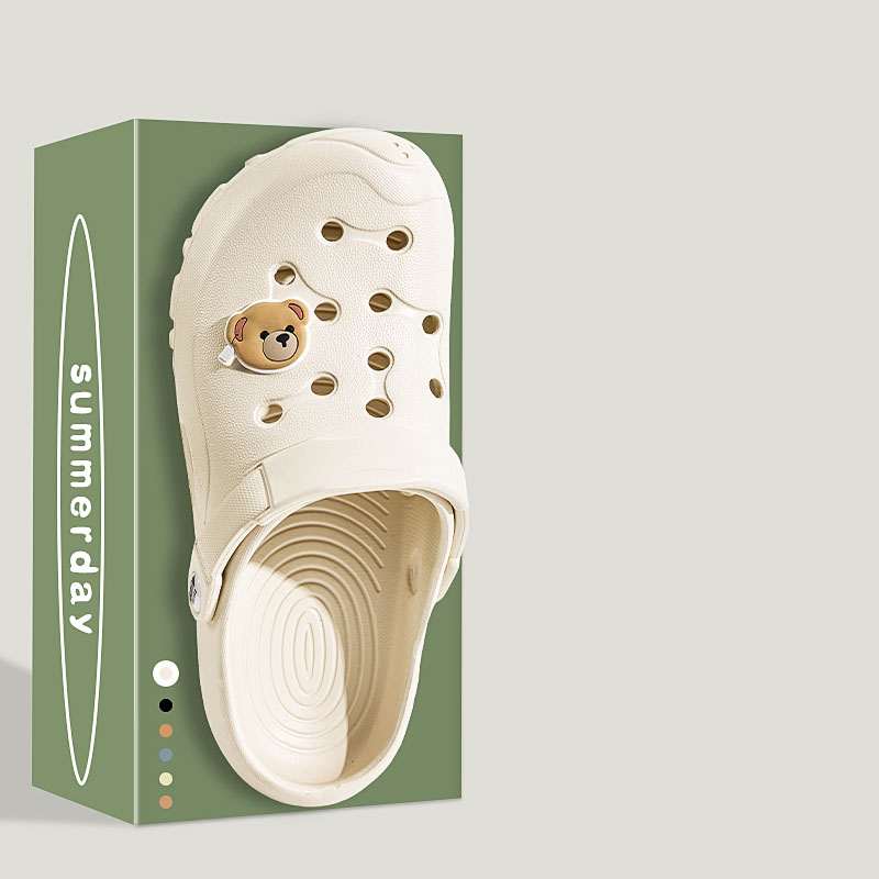 TEDDY ISLAND Series Clogs for Ladies Size 36-37 White
