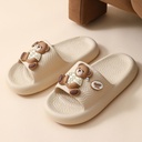 TEDDY ISLAND Series Ladies' Slippers Size 40-41 Khaki