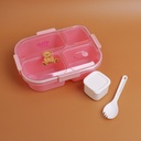 TEDDY ISLAND Lunch Box - 1150ml Pink