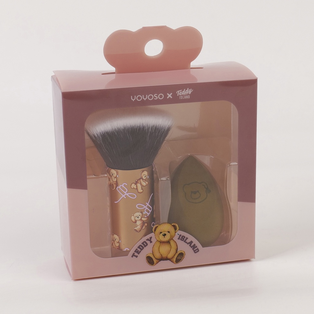 TEDDY ISLAND Series Foundation Makeup Combination Set 2pcs